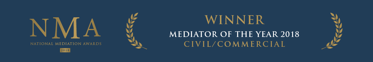 National Mediation Awards 2018 — Winner, Civil/Commercial Mediator of the Year
